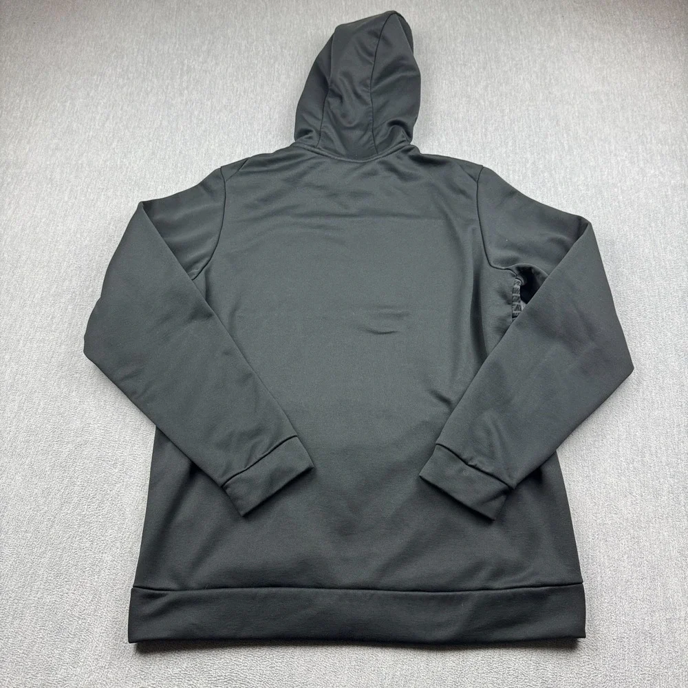Nike Pullover Mens Medium Black Therma Dri-Fit Hoodie Drawstring Fleece Training